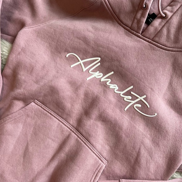 Alphalete Womens Pink Hoodie - Picture 2 of 4